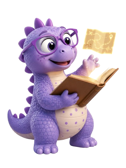 Dipo membaca buku sejarah Kota Dino